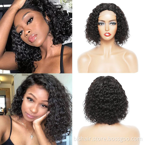 Cuticle Aligned Transparent Frontal Closure Human Hair 4x4 5x5 Swiss Scalp Huaman Hair Wig HdD Lace Closure and Frontal Lace Wig